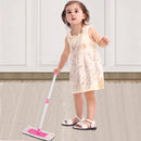 Set Pulizia Giocattolo per Bambini 9 Pezzi con Mocio e Secchio Mop Rosa e Giallo      