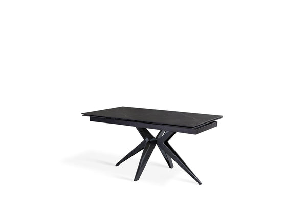 Tavolo Allungabile 160/240x90x76 cm in Ceramica Match 2 Nero Opaco prezzo