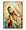Dipinto su Tela Laccato Madonna con Cornice 72x4x102 cm in Pino e Tela e Plastica