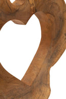 Scultura Hasi 28x10x38 cm in Teak Riciclato         