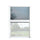 Zanzariera a Plisse per Finestra 160x160 cm Riducibile Bianca