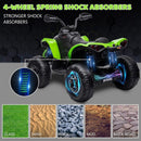 Quad Elettrico per Bambini Licenza Can-Am Renegade 12V ATV Telecomando e Ammortizzatori Verde  
