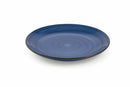 Set 6 Piatti Frutta in Gres Ø19,3 cm Villa d'Este Home Tivoli Blu New Baita