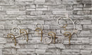 Appendiabiti da Parete 60x33 cm in Ferro Battuto Bianco