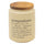 Barattolo pangrattato con coperchio bamboo 800 ml in Gres VdE Tivoli 1996 Crema