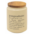 Barattolo pangrattato con coperchio bamboo 800 ml in Gres VdE Tivoli 1996 Crema