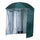 Ombrellone da Giardino Ø2,2m in Metallo con Tenda Parasole Verde Scuro