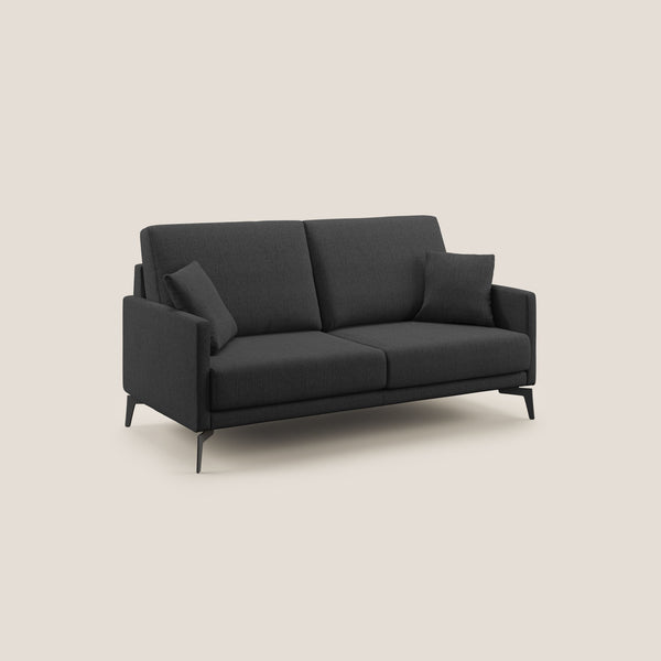 Divano 3 Posti 180x94x90 cm in Tessuto Antracite sconto