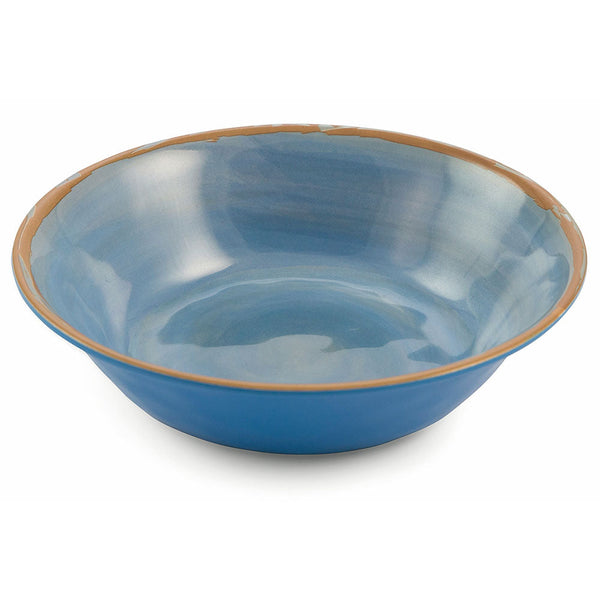 Servizio Piatti Fondi 6 Pezzi in Melammina Ø 19cm Villa d'Este Baita Blu acquista