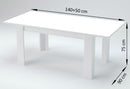 Tavolo Allungabile 90x140/190x75 cm Jesi Ardesia