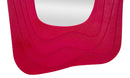 Specchio da Muro Dafne Fuxia 90x4x165 cm in MDF e Specchio Fucsia      