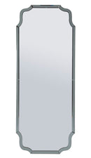 Specchio da Muro Istanbul Grigio 60x2x150 cm in MDF e Vetro e Specchio Grigio      