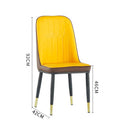 Set 6 Sedie Imbottite 45x42x92 cm in Similpelle Verdi