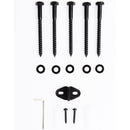 Binario per Porte Scorrevoli con Kit di Accessori Portata 100kg 