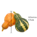 Set 6 Zucche Artificiali a Pera Larghezza 15 cm