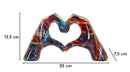 Scultura Lover Psyco 25x7,5x13,5 cm in Resina Multicolor      