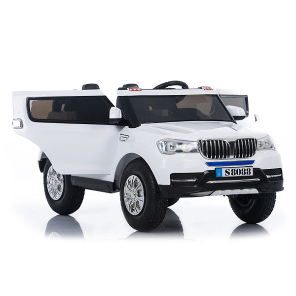 Macchina Elettrica per Bambini 12V 2 Posti Pick Up Bianco sconto