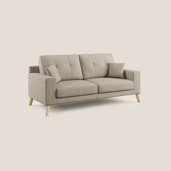 Divano 2 Posti 146x95x91 cm in Tessuto Beige online