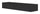 Mensola da Parete con 2 Cassetti 88,2x13,4x23,7 cm in Fibra di Legno Domino Maxi Nero