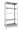 Scaffale a Incastro RAKO 100x40x187 cm 5 Ripiani Portata 150 kg in Metallo Zincato