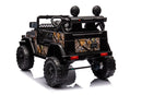 Macchina Elettrica per Bambini 12V Toyota Cruiser Nera Mimetica