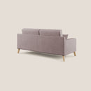 Divano 3 Posti 186x95x91 cm in Tessuto Rosa