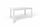 Tavolo Allungabile 140/00x80x75 cm Ossido Bianco e Ossido Bianco
