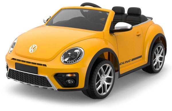 Macchina Elettrica per Bambini 12V con Licenza Volkswagen Maggiolino Gialla prezzo