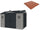 Pavimento per Casetta Box da Giardino 326x240x235 cm in Plastica Terracotta