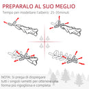 Albero di Natale Artificiale Innevato 180 cm 523 Rami Verde