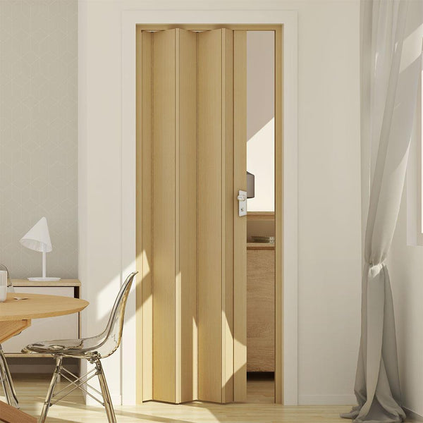 Porta a Soffietto da Interno 83x214 cm in PVC Caroline Legno Faggio sconto