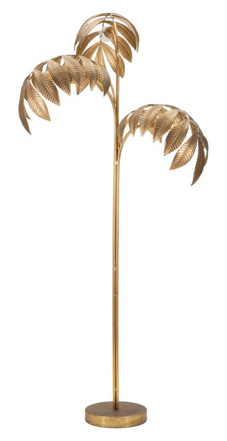 Lampada da Terra Leaf 68x164x68 cm in Ferro Oro prezzo