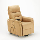 Poltrona Alzapersona Elettrica 1 Motore 77x79x115 cmin Tessuto Beige
