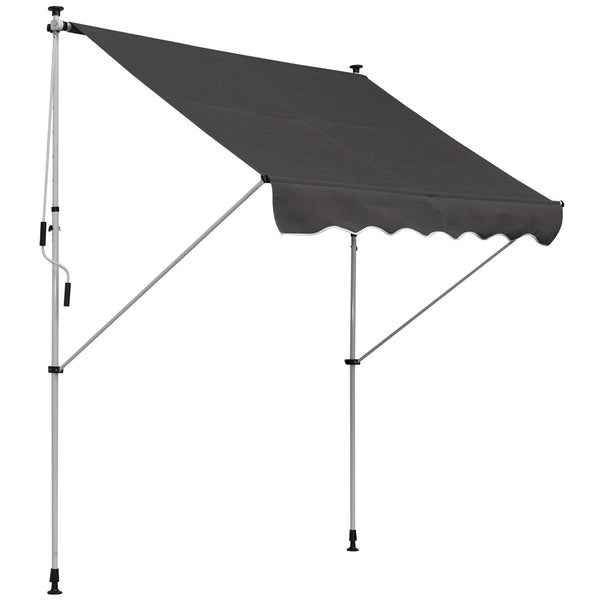 online Tenda da Sole Avvolgibile 2x1,5m Grigia