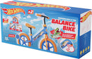 Bicicletta Senza Pedali Balance Bike per Bambini 10 Pollici 80x40x60 cm Sellino e Manubrio Regolabili Hot Wheels Blu e Arancione  