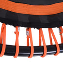 Trampolino Elastico Fitness con Manubrio Nero e Arancione Ø114.3 cm 
