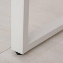 Scrivania da Ufficio con Piano Inclinabile 120x60x76 cm in Acciaio e MDF  Bianca