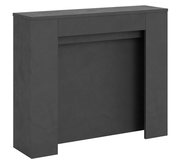Consolle Allungabile 90x25/211 cm Pannelli in Nobilitato Kiba Antracite sconto