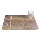 Set 6 Tovagliette Double Face 45x30x0,5 cm  in Plastica VdE Tivoli 1996 Wood Vintage