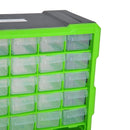 Cassettiera Box per Accessori Minuteria Verde 38x16x47.5 cm 