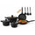 Set 11 Pezzi Batteria di Pentole Serena con 3 Mestoli in Alluminio Pressofuso Nero