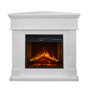 Camino Elettrico da Terra Ad Angolo 110x63x102 cm Ford Bianco       