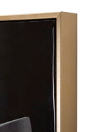 Dipinto su Tela Laccato Wien Hat con Cornice 62x4x92 cm in Metallo e Abete e Tela      