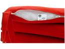 Set 2 Cuscini per Sedia da Giardino 45x45x5 cm in Dralon Allegro Rosso
