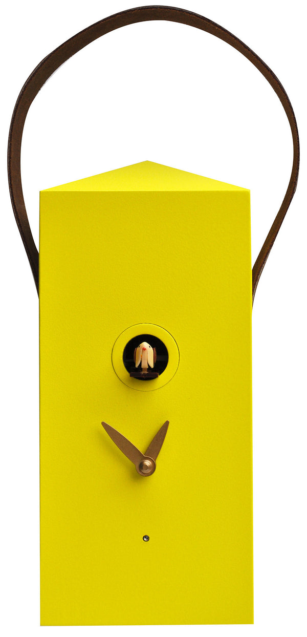 online Orologio a Cucù da Parete 12x27x12cm Pirondini Italia Lanterna Giallo Zolfo
