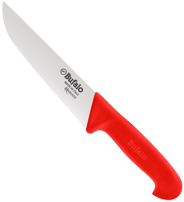 Coltello Francese Lama 26 cm Bufalo Macello S92/26 Manico Rosso prezzo