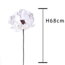 Set 3 Rami Artificiali Peonia 68 cm