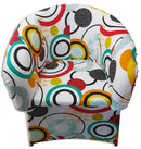 Poltrona Imbottita 65x65x75 cm in Tessuto Renier Cerchi
