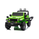 Macchina Elettrica per Bambini Jeep Wrangler Rubicon 12V con Telecomando Verde   