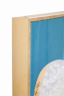 Dipinto su Tela Laccato Dori con Cornice 62x4x92 cm in Pino e Tela e Plastica      
